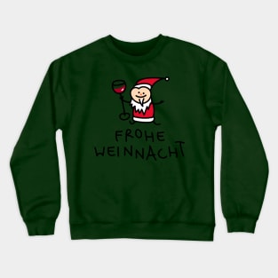 Santa Claus with wine Crewneck Sweatshirt